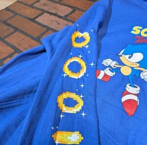 Sega Sonic The Hedgehog Multi-Hit Hoodie - Men's M